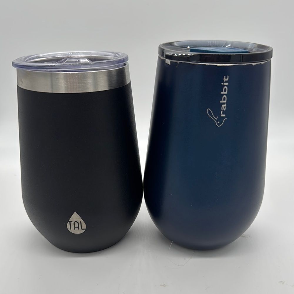2 Travel Wine Insulated Mugs Tal and Rabbit